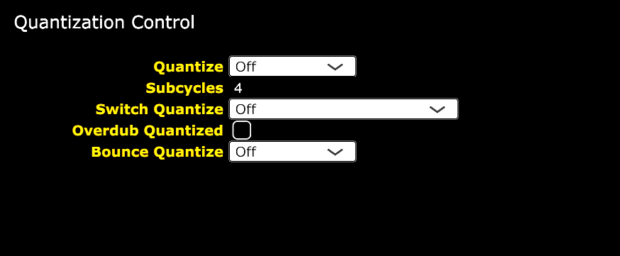 Parameter Form
