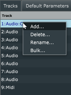 Edit Session Window